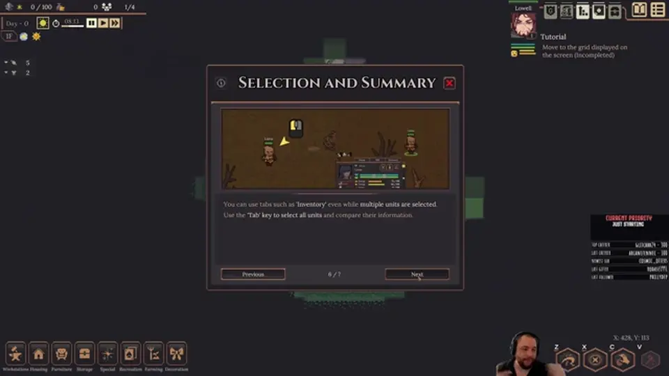 Dungeon Settlers classified indoor room with furniture